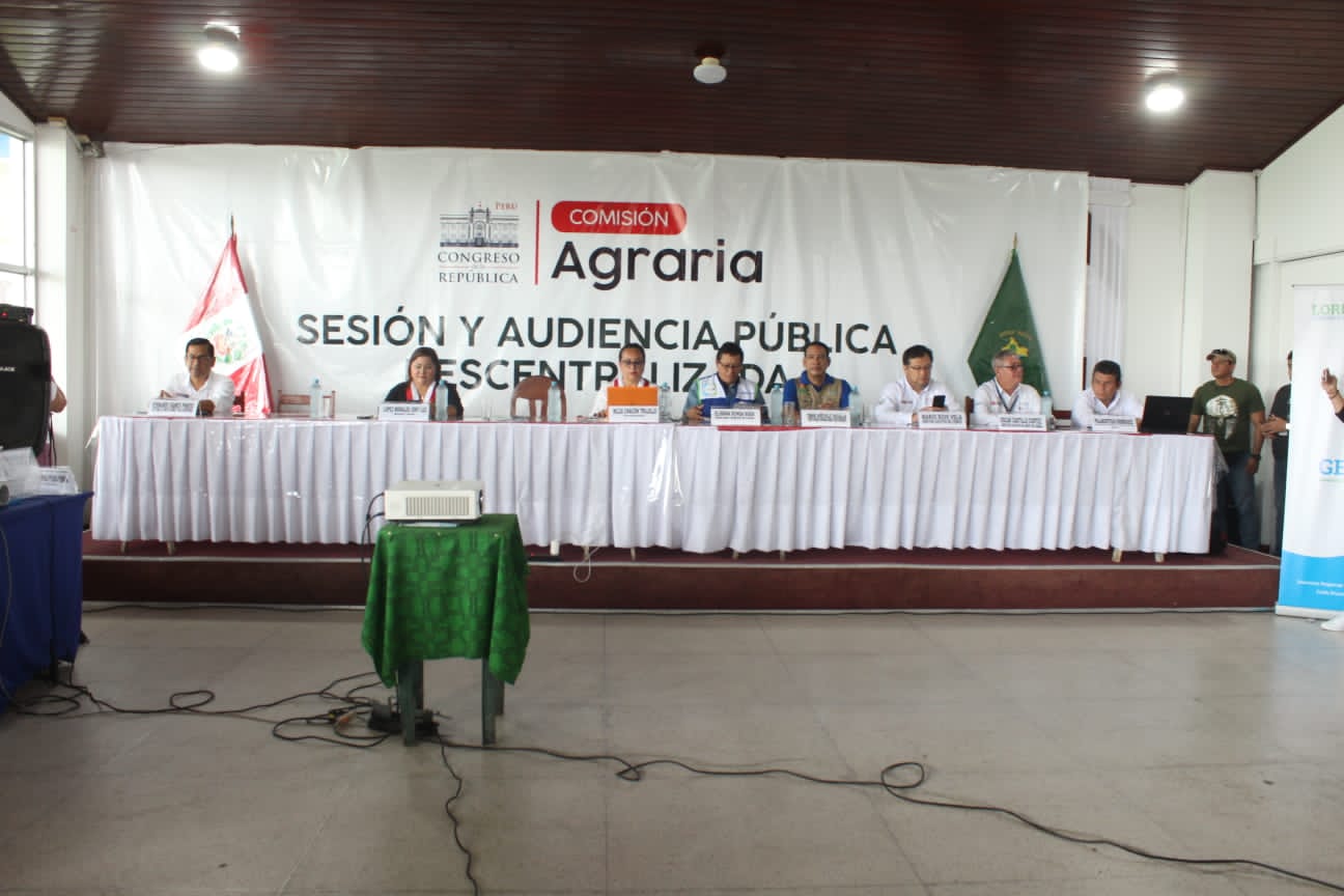 Comisión Agraria Del Congreso De La República Realizó Ii Audiencia Pública Y Sesión Descentralizada En Iquitos
