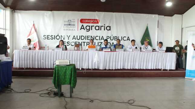 Comisión Agraria Del Congreso De La República Realizó Ii Audiencia Pública Y Sesión Descentralizada En Iquitos