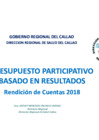 Vista preliminar de documento Exposición de Rendición de Cuentas 2018 - Primer Trimestre 2019 del Presupuesto Participativo 2020