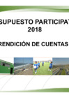 Vista preliminar de documento Exposición de Rendición de Cuentas para Agentes Participantes del Presupuesto Participativo 2018