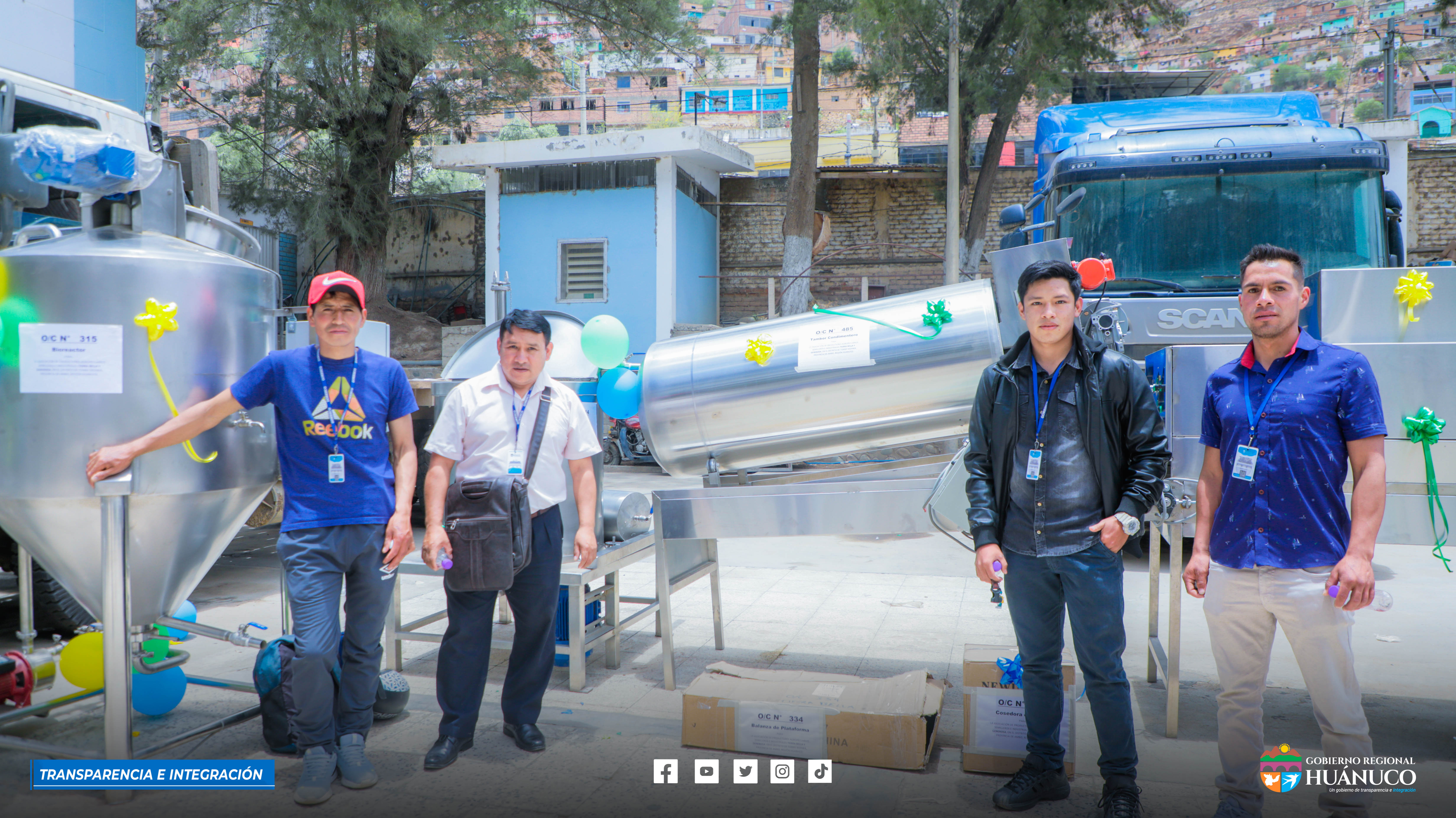 GOREHCO DOTA DE EQUIPOS A PRODUCTORES DE AMBO