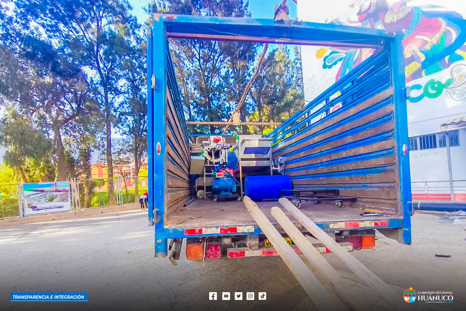 GOREHCO DOTA DE EQUIPOS A PRODUCTORES DE AMBO