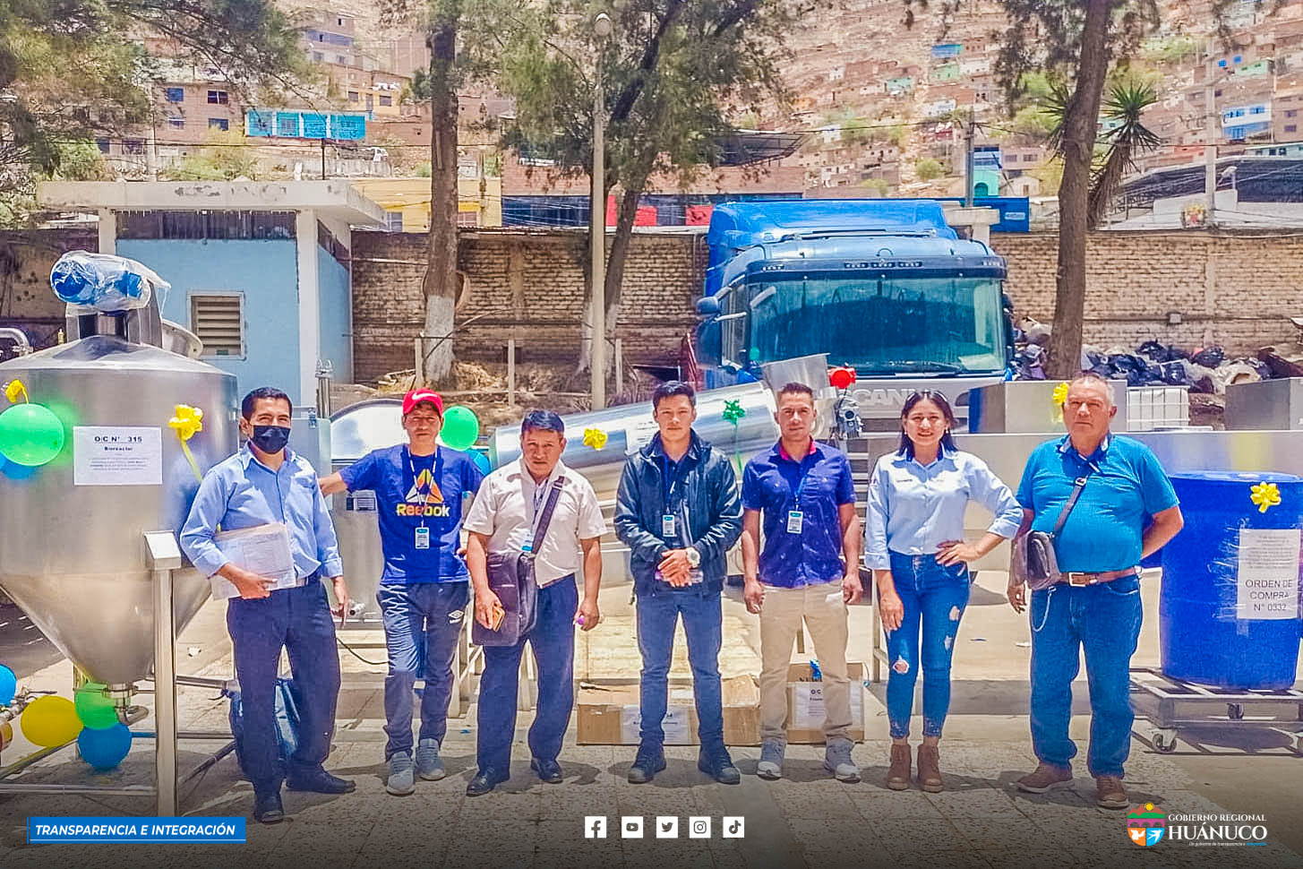 GOREHCO DOTA DE EQUIPOS A PRODUCTORES DE AMBO