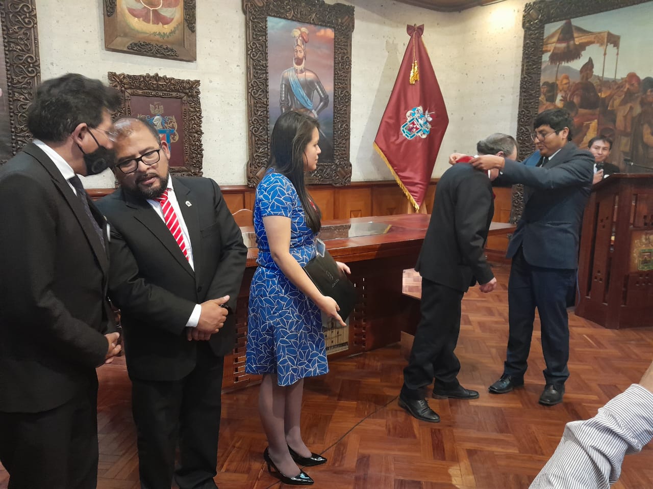 Arequipa: Ministerio de Cultura entregó diploma y medalla a Eduardo Ugarte y Chocano en reconocimiento como Personalidad Meritoria