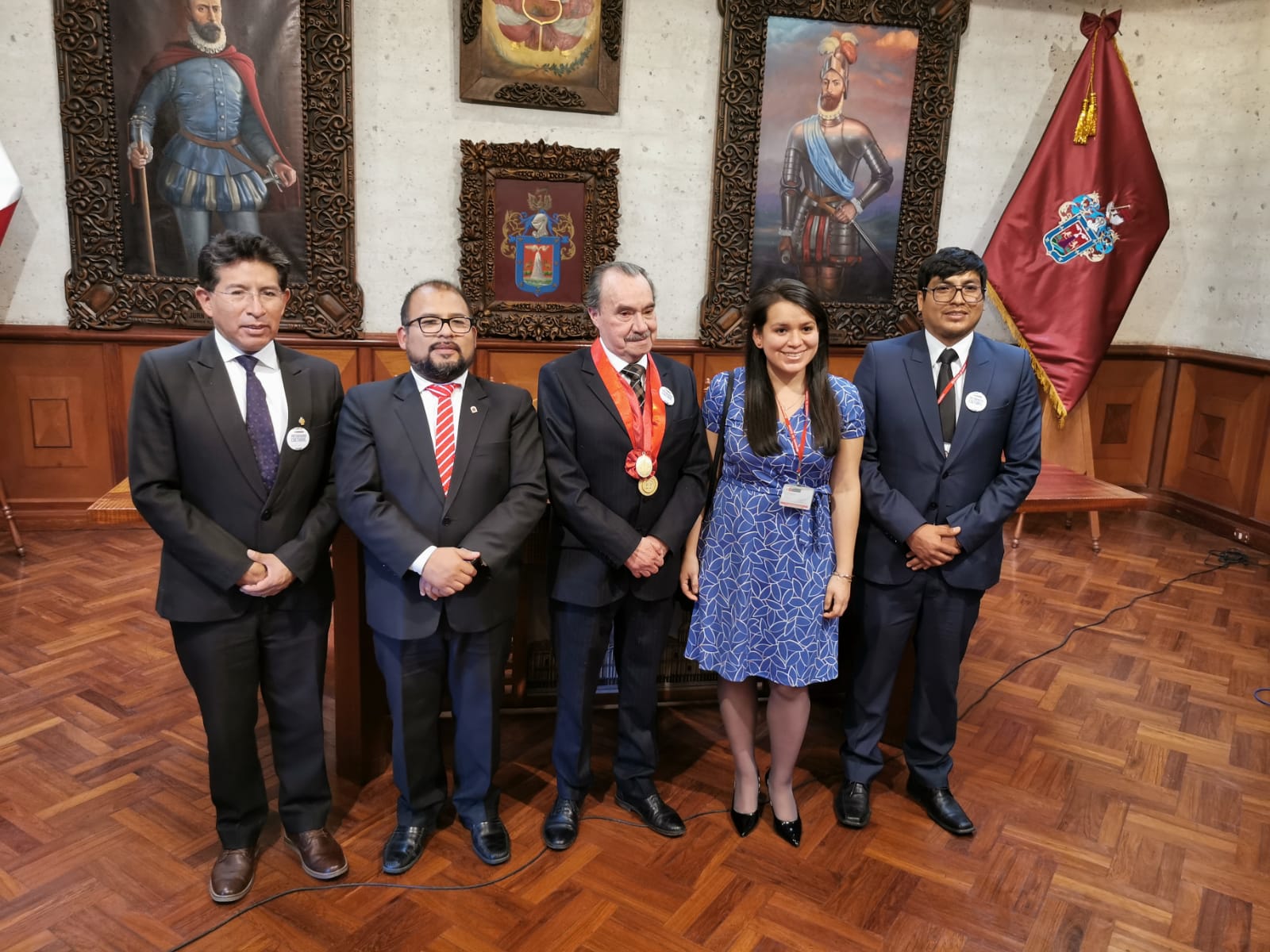 Arequipa: Ministerio de Cultura entregó diploma y medalla a Eduardo Ugarte y Chocano en reconocimiento como Personalidad Meritoria