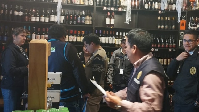 Operativo inopinado de control de licorerías