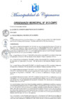 Vista preliminar de documento ORDENANZA MUNICIPAL N° 813-CMPC.pdf