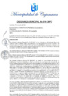 Vista preliminar de documento ORDENANZA MUNICIPAL N° 814-CMPC.pdf