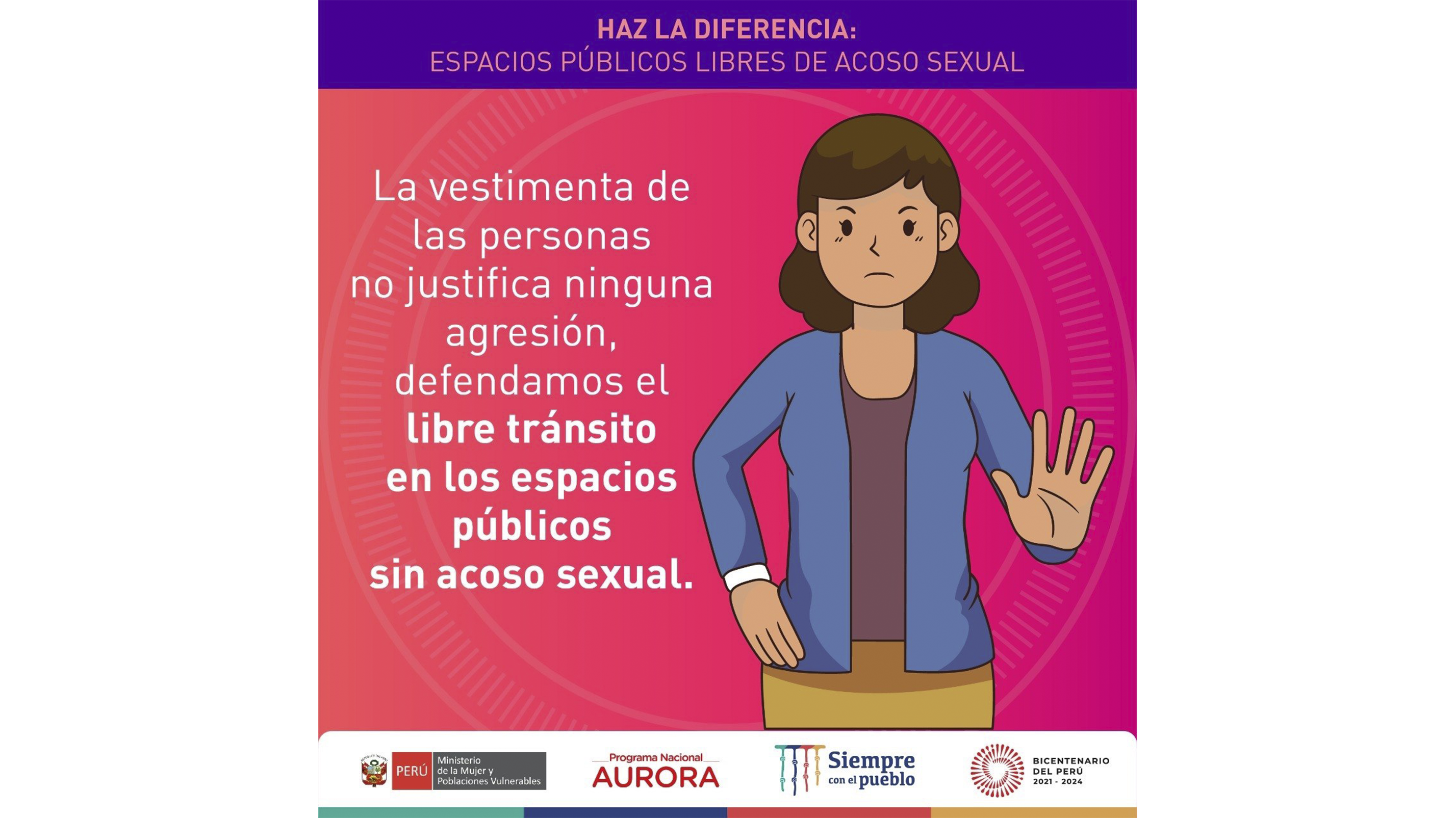 El Acoso Sexual no se tolera