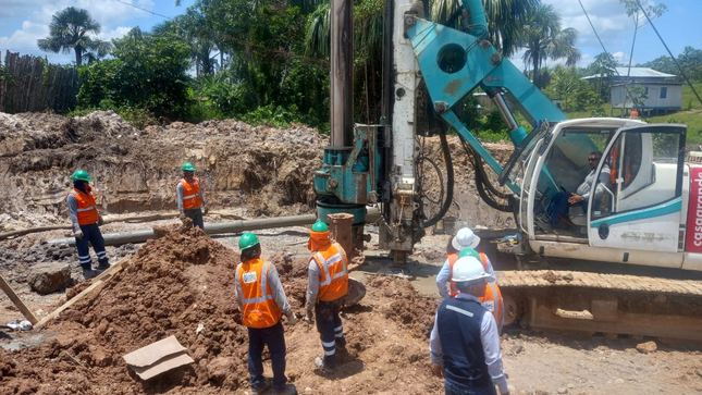 Obra de 4.5 millones de soles en Nueva Requena presenta 14% de avance 