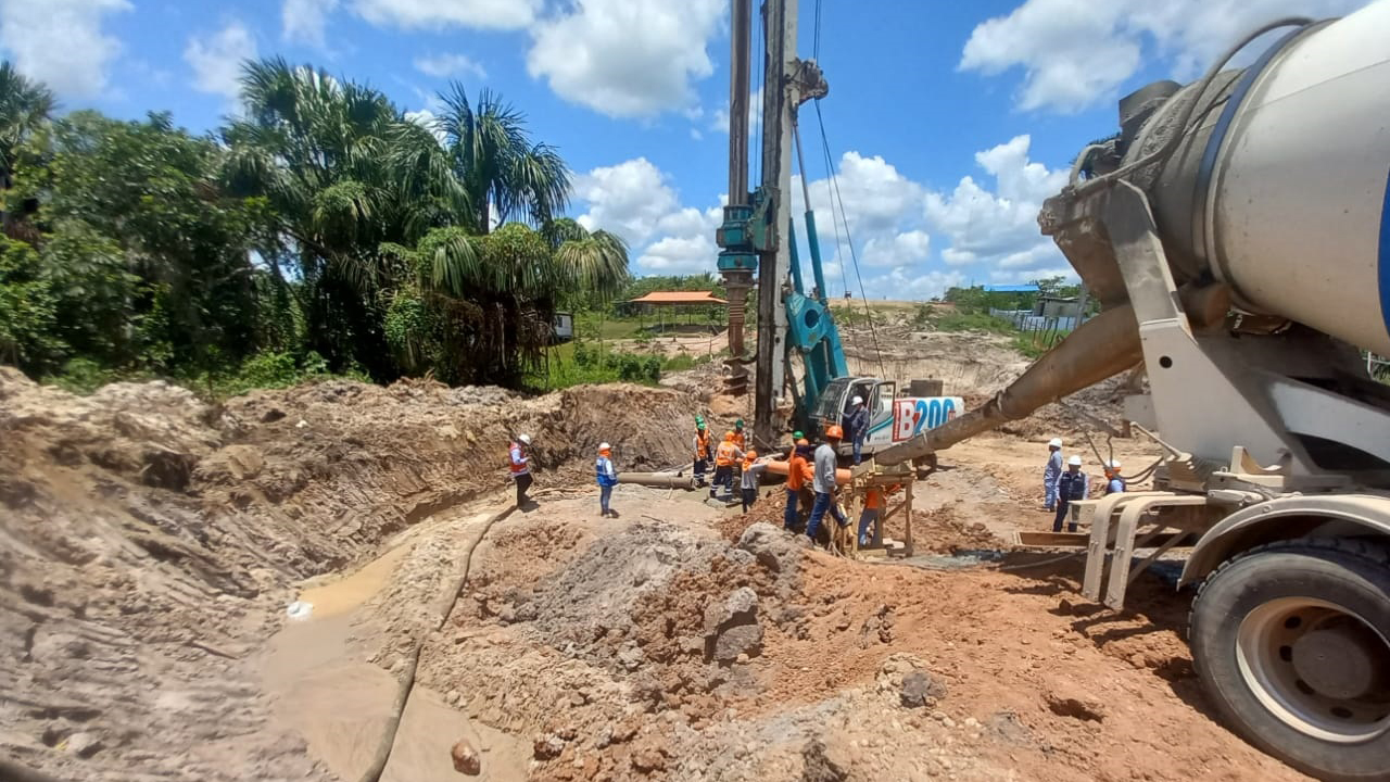 Obra de 4.5 millones de soles en Nueva Requena presenta 14% de avance