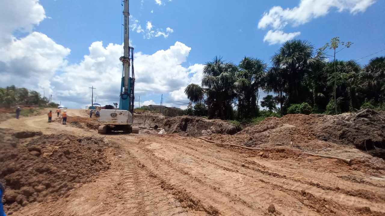 Obra de 4.5 millones de soles en Nueva Requena presenta 14% de avance