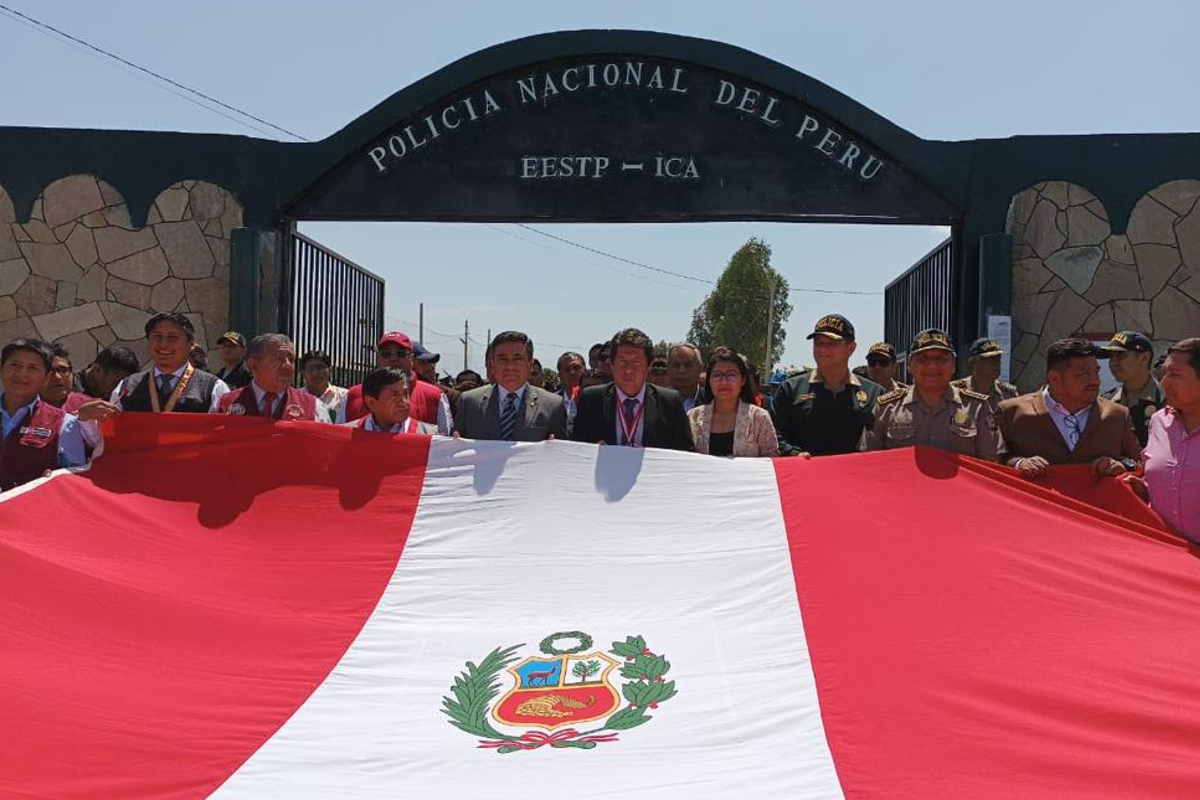 Mininter recibe terreno para construir nueva escuela de la Policía Nacional en Ica