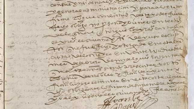 Ministerio de Cultura declara Patrimonio Cultural a los “Protocolos notariales de Pedro Arias Cortés del siglo XVI"