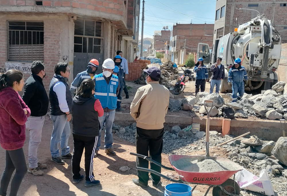 Sunass monitoreó trabajos en Chanu Chanu