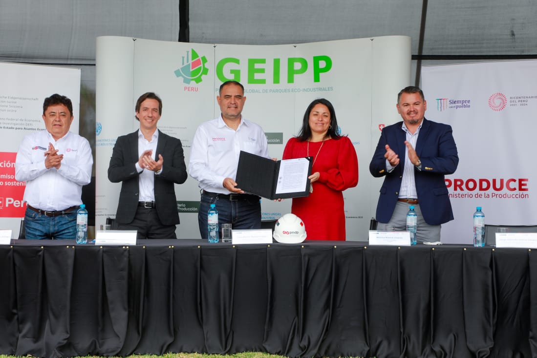 Imagen de convenio de cooperación interinstitucional al Parque Industrial Indupark