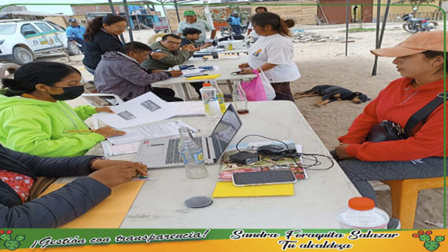  Campaña "Muni Móvil"  y la primera "Feria gastronómica y de artesanos" en el Centro Poblado Pampapacta.