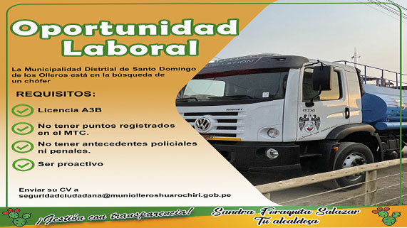 Oportundiad Laboral
