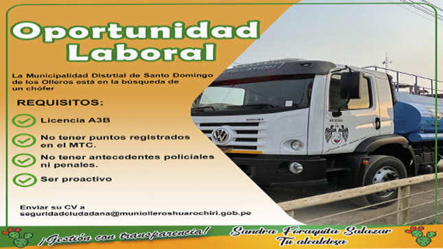 Oportundiad Laboral