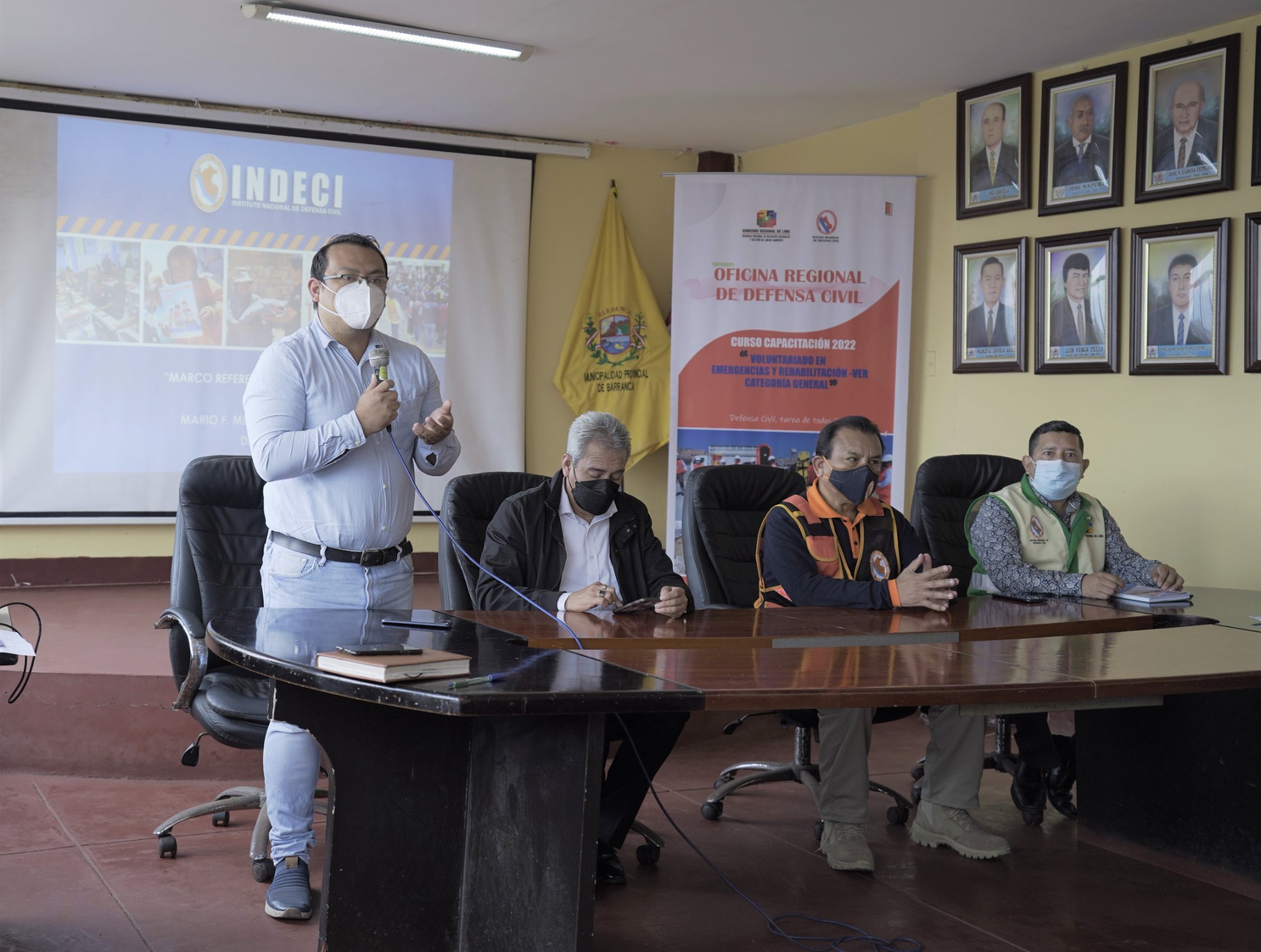 Curso de capacitación del voluntariado en emergencias y rehabilitación