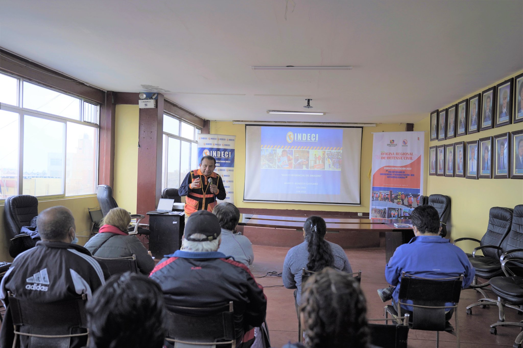 Curso de capacitación del voluntariado en emergencias y rehabilitación