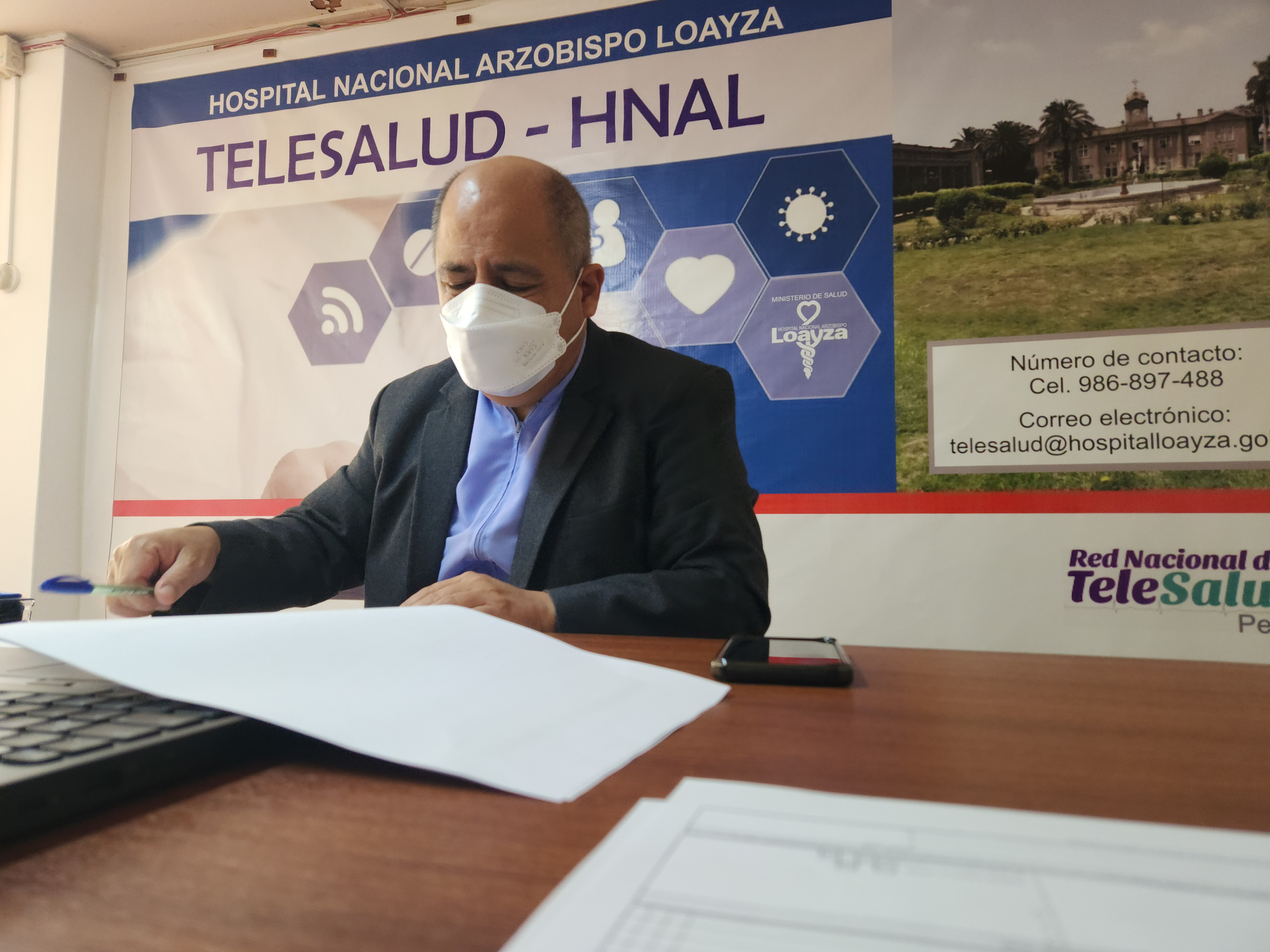 Hospital Loayza realizó telecampaña de salud con distintas provincias del Perú