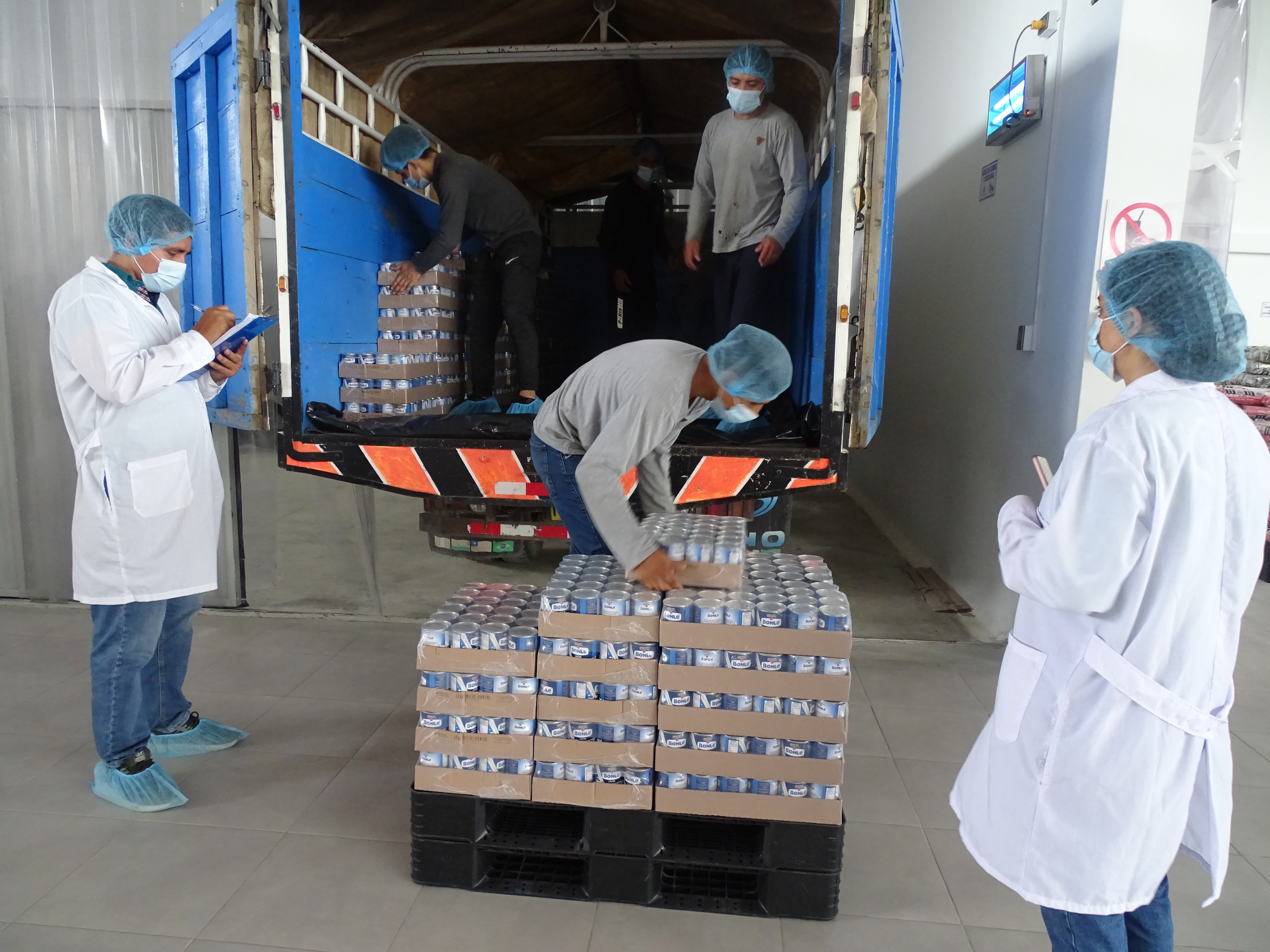 Sétima liberación de productos que forman parte del servicio alimentario escolar