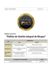 Vista preliminar de documento Política de Gestión Integral de Riesgos.pdf