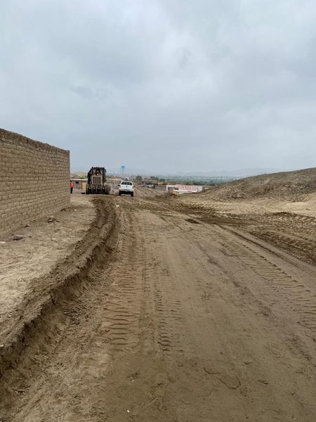 Centro Poblado Huaralica es beneficiado con el mejoramiento de su vía de acceso