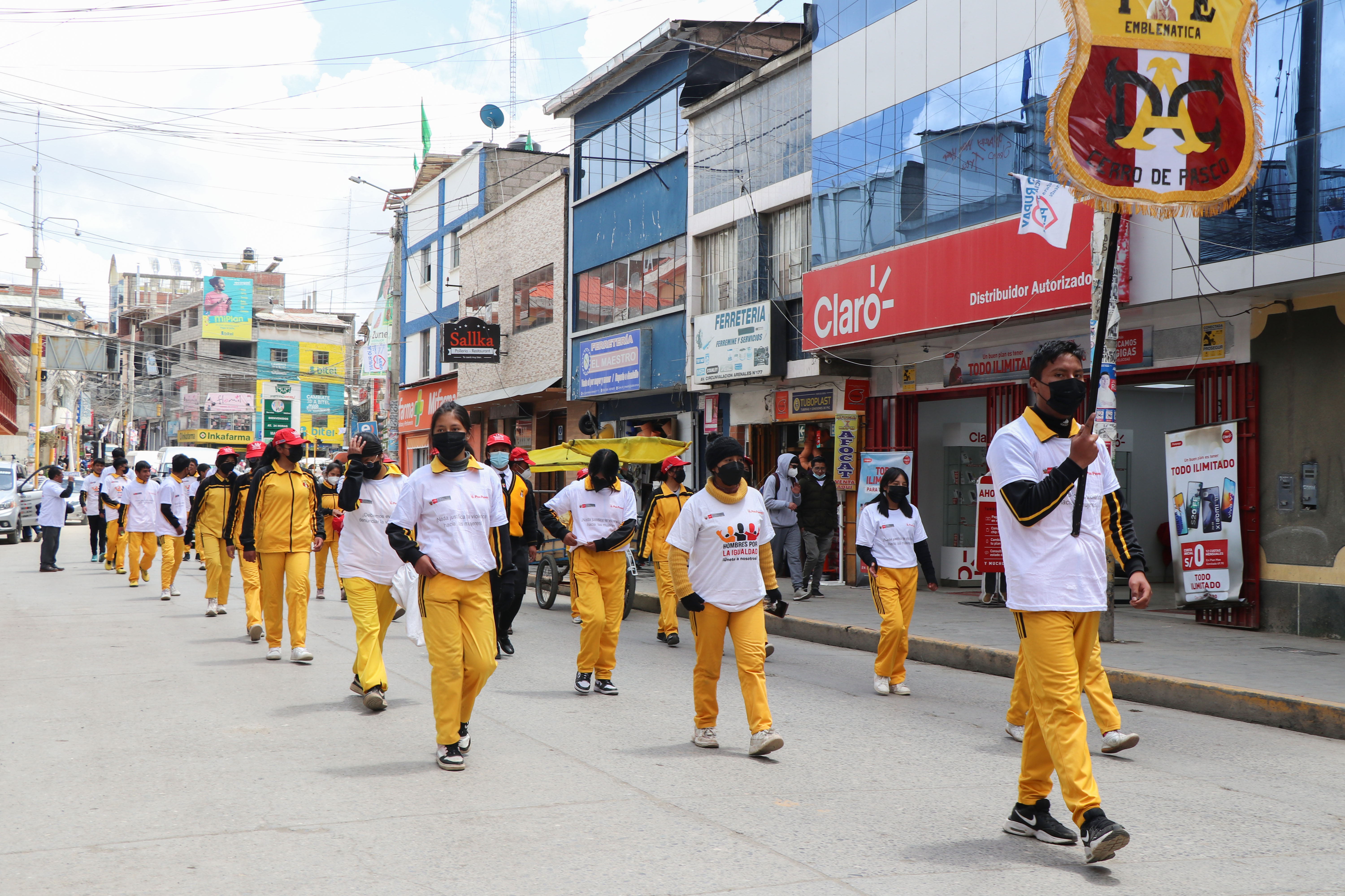 Participación del colegio Daniel Alcides Carrión.