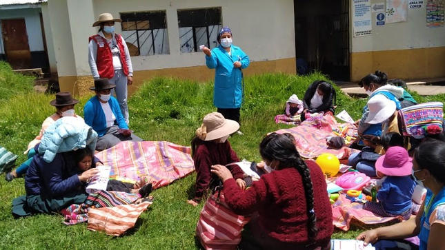Cuna Más se une al Plan Multisectorial de Lucha contra la anemia en el distrito de Kaquiabamba  - Apurímac 