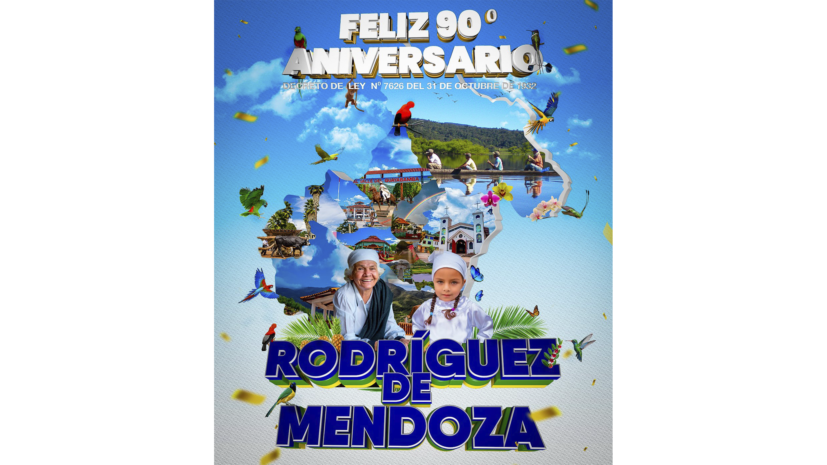 Feliz 90° Aniversario Rodríguez de Mendoza