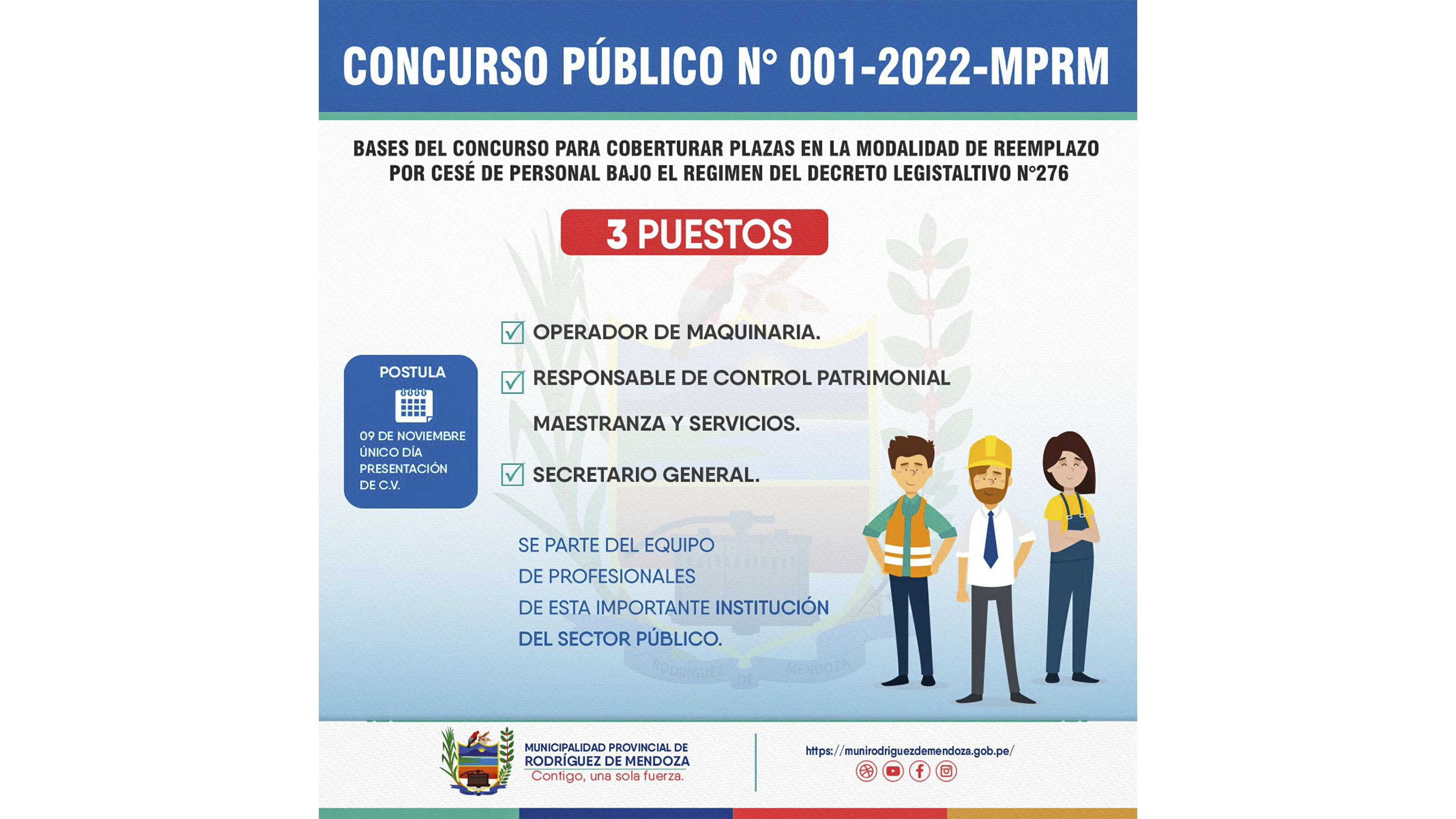 Concurso N° 001-2022-MPRM