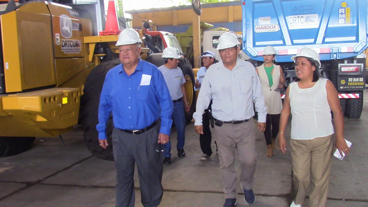 Dirección Regional de Transportes y Comunicaciones de Ucayali recepcionó modernas maquinarias para mantenimiento de las vías de la región.