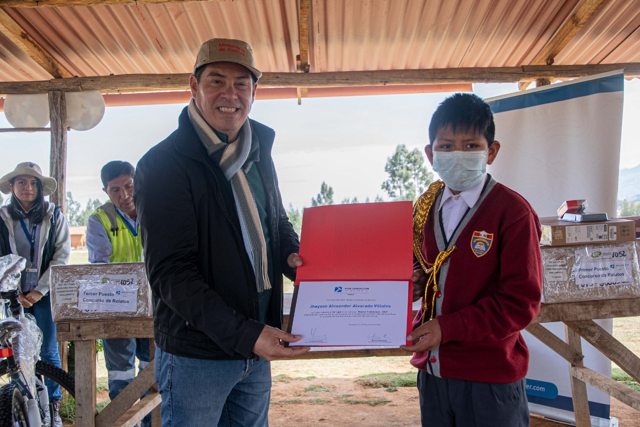 Ministerio de Cultura: Premian a escolares que participaron en el concurso de Relatos Tradicionales - 2022