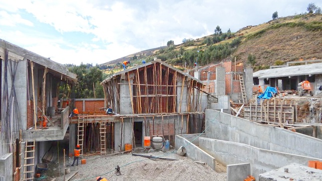 Inspeccionamos avance de obras de la I.E. 80178 en el distrito de Chugay, La Libertad