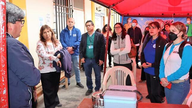 Trabajadores de la Diris Lima este