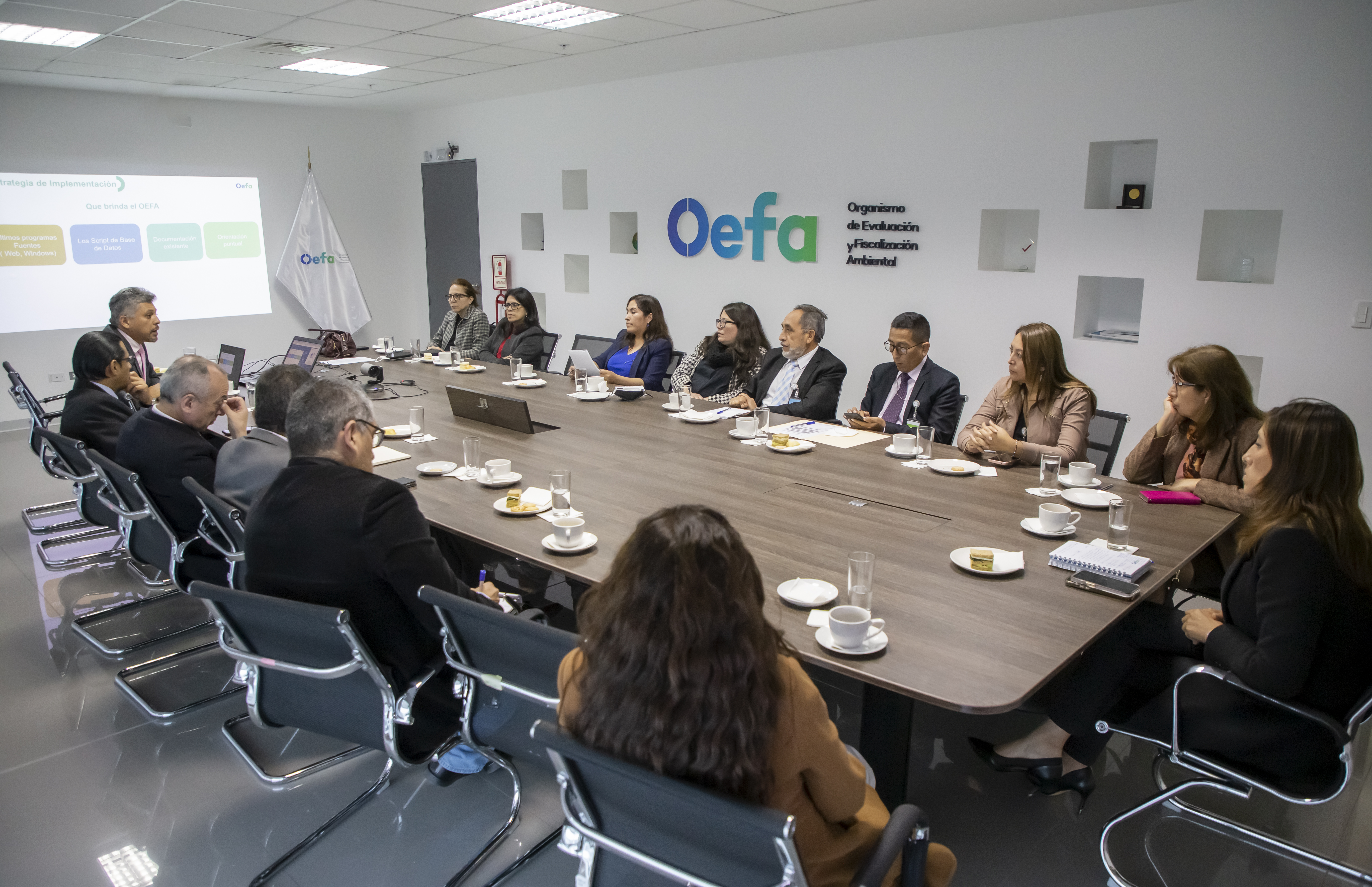 El OEFA presentó al Ministerio de Relaciones Exteriores su experiencia en la implementación del Sistema Integrado de Gestión Administrativa