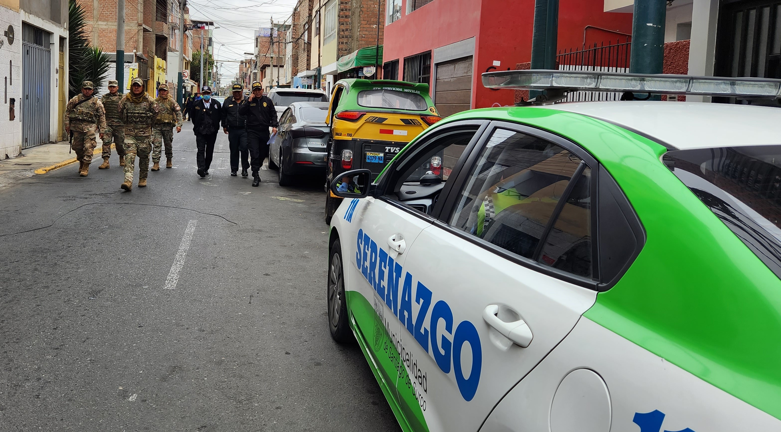 Mininter supervisa acciones de patrullaje integrado en Santiago de Surco