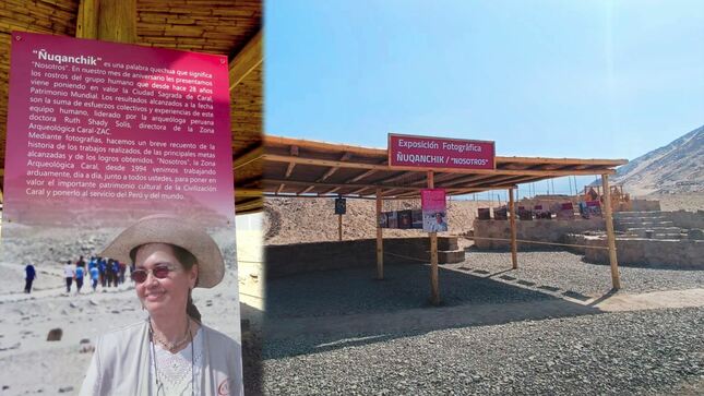 Exposición de fotográfica “ÑUQANCHIK” en la Ciudad Sagrada de Caral