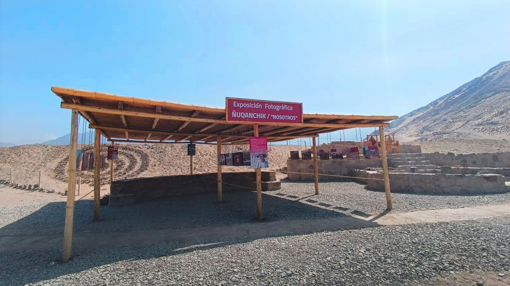 Exposición de fotográfica “ÑUQANCHIK” en la Ciudad Sagrada de Caral