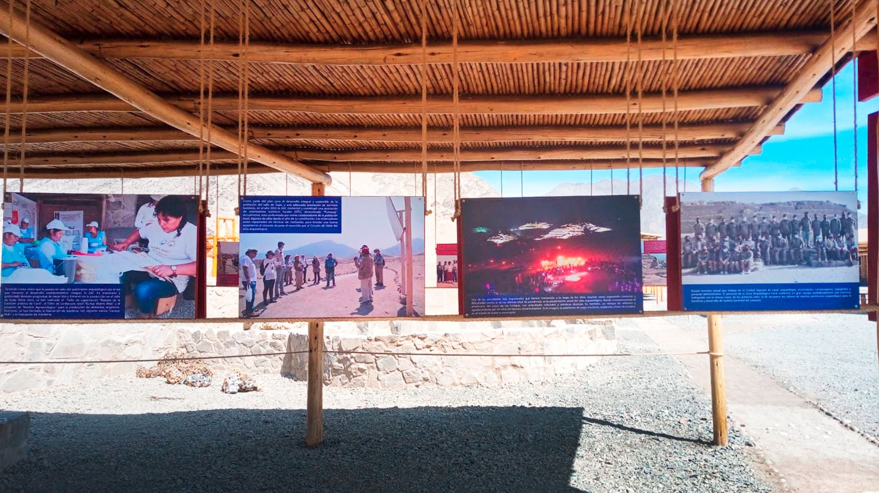Exposición de fotográfica “ÑUQANCHIK” en la Ciudad Sagrada de Caral