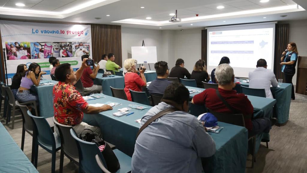 Loreto: periodistas y comunicadores se suman a la campaña de cierre de brechas del Esquema Regular de Vacunación