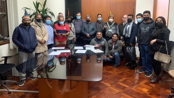 Trabajo de la OCAJIMP es reconocido por comunidad campesina de Aucallama
