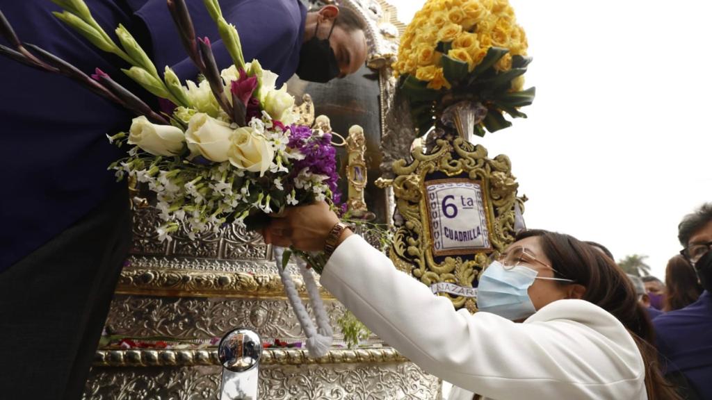 Ministra de Salud participó en ceremonia de homenaje a la imagen del Señor de los Milagros en el hospital Loayza