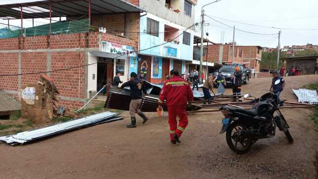 Evaluación de daños por lluvias torrenciales 