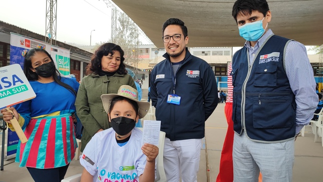 Niños y niñas  de Lima Sur serán protegidos contra 26 enfermedades en gran jornada de vacunación