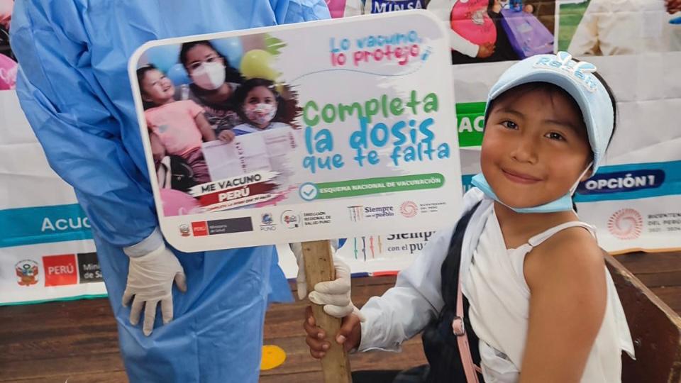 Puno Segunda Jornada Nacional de Vacunación del Esquema Regular se realizará mañana 29 de octubre en Juliaca