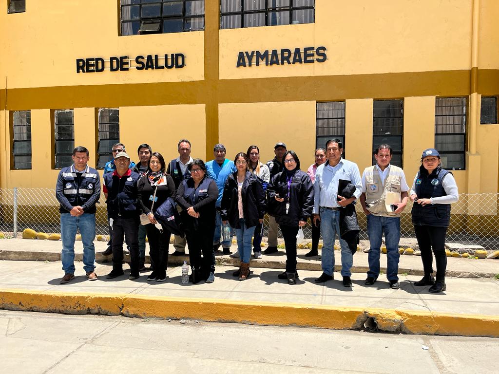 Diresa Apurímac se comprometió a fortalecer el proceso de convocatoria de los Serum en el establecimiento de salud Aymaraes
