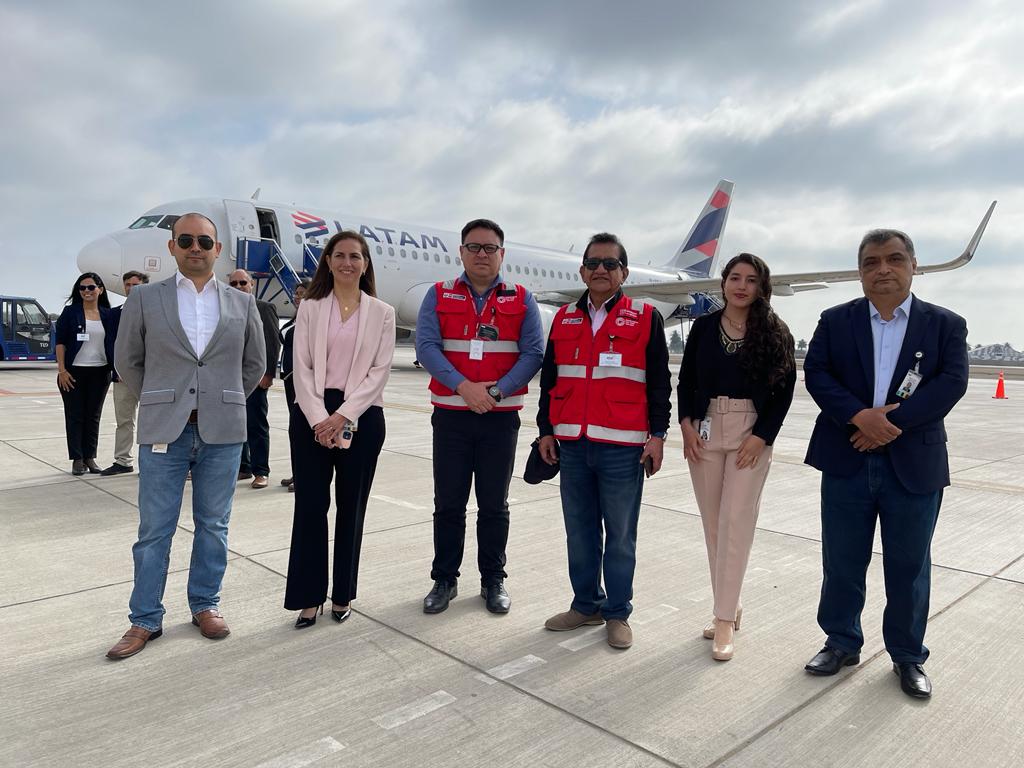 MTC supervisa primeras operaciones aéreas en la pista de aterrizaje rehabilitada del aeropuerto de Chiclayo